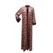 Modest Abaya Dress Elegant Muslim Jilbab Dress With Velvet & Floral Print – Modest Long Sleeve Maxi Dress_ecoleips.com