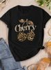 Summer European And American Cross-border Foreign Trade Plus-size T-shirt, Round-neck Casual Loose-fitting Short-sleeve_ecoleips.com