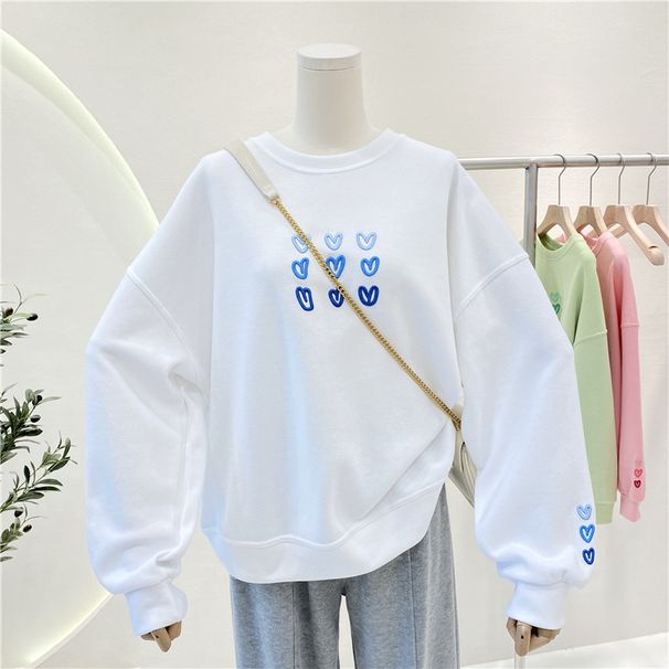 autumn Sweatshirt For Women, Thin Style, Korean Version, Loose Fit, Casual Boyfriend Top, Versatile,_ecoleips.com