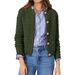 2026 Cross-Border European And American Autumn New Women's Solid Color Commuter Knitted Cardigan Casual Sweater_ecoleips.com