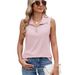 European And American Cross-Border Foreign Trade 2025 Spring/Summer Solid Color Zipper Collar Loose Vest Casual_ecoleips.com