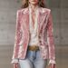 2025 European And American Women's Independent Station Ins Lapel Long Sleeve Fashion Slim Fit Suit Pocket Jacket_ecoleips.com