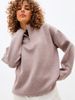 Women's Stylish Zip-Up Knit Sweater Long Sleeve Casual Pullover For Autumn Winter Fashion_ecoleips.com