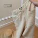 Old Money Style High-end Temperament Rice Apricot Tencel Linen Straight-leg Pants Women's Summer Drape Loose And Thin Casual Pants_ecoleips.com