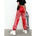 Summer Floral Print Digital Full Print Pants Women's Versatile Casual Style Korean Thin Men's Clothing_ecoleips.com