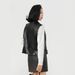 Women's Clothing Stylish Suit Style Leather Vest Faux Leather Vest With Lapel - Stylish Slim Fit Sleeveless Jacket For Office & Casual Wear_ecoleips.com