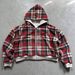 Unisex Reversible Plaid Zipper Cardigan Hoodie Y2K Style Autumn Winter Street Fashion Sweatshirt_ecoleips.com