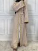 Turkey Kaften Hijab Muslim Prayer Clothes Pure Color Caften Evening Dress Islamic Product Burka Saudi Black Abayas Women African_ecoleips.com