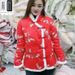 girl 2024 Winter New Cheongsam Jacket Moms, Vintage Chinese Style Buttoned Thick Cotton Coat For Grandmothers_ecoleips.com