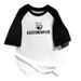 Unisex Minimalist Printed Raglan Short Sleeve T-Shirt Soft Pure Cotton Top for Women New Spring/Summer/Autumn Style Base Layer_ecoleips.com