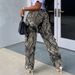 Women's Clothing Spring Casual Retro Street Fashion People Make Old Style Multi Pocket Camouflage Trousers_ecoleips.com