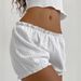 White Knitted Lace Long Sleeve Shorts Comfortable Wearable Pajama Set European And American Autumn New Home Wear_ecoleips.com