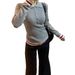 Elegant Ribbed Knit Polo Shirt – Breathable Viscose Long-Sleeve Top For Work & Casual Wear_ecoleips.com