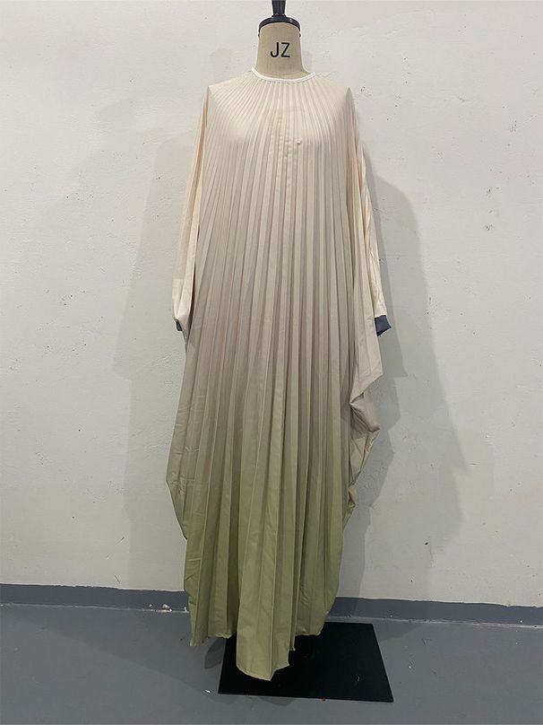 Women's Clothing Dress With Gradient Slim Sleeves And Elegant Dress_ecoleips.com
