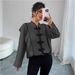 Women's Long Sleeve Shirt Ethnic Style Chinese Knot Design Casual Elegant Fashion Top for Spring/Autumn Summer_ecoleips.com