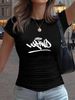 Women Trend Ultra-Short T-Shirt Top Printed Elegant Women's Clothing - Y2K-14_ecoleips.com