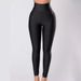 High Waist High Elasticity Sports Yoga Leggings For Running Leisure Polyester_ecoleips.com