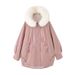 girl 2025 Winter New Women's Parka With Fleece Lining, Thickened Mid-Length Ins Style Hong Kong Workwear Cotton Jacket_ecoleips.com