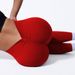 Women's Clothing Back V High Waist Seamless Yoga Pants Women's Tight Quick Drying Sports Leggings Hip Lifting Fitness Thick Threaded Trousers_ecoleips.com