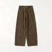 Brown Coffee High-waisted Wide-leg Jeans For Women, American Retro Style, New Autumn Collection, Loose And Slimming_ecoleips.com