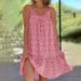 Summer Pastoral Style Floral Sleeveless Camisole Vest Dress_ecoleips.com