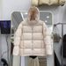 Women's Short Hooded Down Jacket With 90% White Duck Feather, Loose Fit Casual Winter Coat For Outdoor & Daily Wear_ecoleips.com