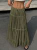 Women's Clothing White Skirt Spring And Summer New Women's Casual Daily Cake Skirt_ecoleips.com