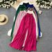 High Waist Straps Summer Casual Pants for Women Versatile Slimming Wide Leg Pleated plus Size Meat Cover Drape Slightly Fat_ecoleips.com
