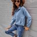 Women's Fleece Collar Short Loose Sweatshirt_ecoleips.com