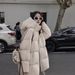 girl Girl Girl Zhang Beibei 2025 White Duck Puffer For Women, Hooded Mid-Length Cloud Puff Thickened Down Jacket_ecoleips.com