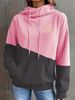 Women's Fleece Lined Hooded Sweatshirt Casual Loose Drawstring Print Design American Style Hot Selling Autumn Winter Clothing_ecoleips.com