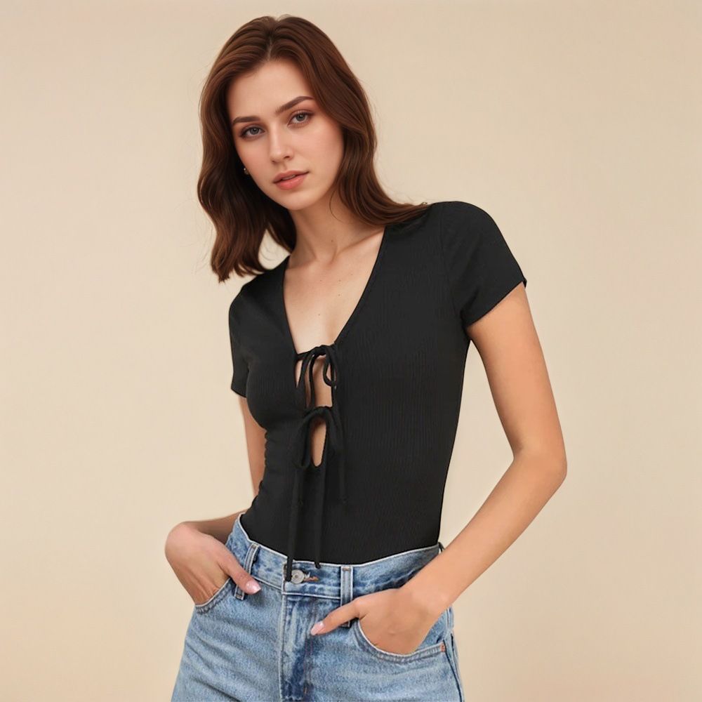 Voya Women's Summer New Sexy Waist Cinching Jumpsuit, Comfortable And Slimming Bottom Jumpsuit_ecoleips.com