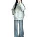 girl Girl Winter Warm Thickened Puffer Plus Size Ins Style Stand Collar Unique Design Small Niche Vest Down Coat Cotton Jacket_ecoleips.com