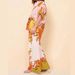 Women's Export Clothing 2026 Fashion Floral Print Short Sleeve Color Block Casual Tie-Waist Pants Set For Women_ecoleips.com