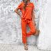 European American Women's Clothing Shein Foreign Trade 2024 Spring/Summer Elegant Casual Short-Sleeve Top And_ecoleips.com