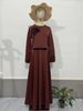 Women's Clothing Plus Size Women's Fashion Dress Middle East New Hot Diamond Robe With Headscarf_ecoleips.com