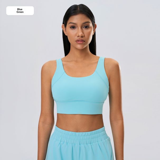 New U Neck High Strength Shockproof And Fixed Sports Bra For Women, Breathable, Beautiful Back, Fitness Yoga Bra D25066_ecoleips.com