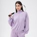 Women's Clothing Yoga Wear Sports Sweater Women's Modal Air Layer Loose Stand Collar Running Fitness Casual Tops_ecoleips.com