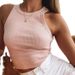 Women's Solid Color Sleeveless Vest T-Shirt Fashionable Versatile Top for Spring Summer_ecoleips.com