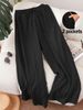 Plus Size High-Waisted Wide Leg Pants For Women Spring/Summer New Arrival Flowy Loose Fitting Style_ecoleips.com