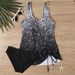 Plus Size Swimdress For Women – Floral Print Swimwear With Removable Bra Pads, UPF 50+ & High-Waisted Swim Skirt_ecoleips.com