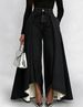 New Wide Leg Denim Pants For Women Extra Long Casual Solid Color Independent Websites_ecoleips.com