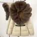 Elegant Women's Down Jacket With Fox Fur Trim, Waist-Cinching Long Coat, Warm Winter Parka, Korean Style Luxury Outerwear_ecoleips.com