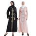 Muslim Women's Abaya Fashion Kaftan Dress Casual Loose Ethnic Clothing_ecoleips.com
