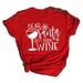 Summer European And American Cross-border Foreign Trade Plus-size T-shirt, Round-neck Casual Loose-fitting Short-sleeve_ecoleips.com