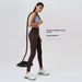 Pilates Yoga Pants Women's Elastic Tight Cropped Pants, High Waist, Butt Lifting, Nude Feel Sports Fitness Pants D25085_ecoleips.com