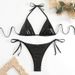 Women's Clothing Split Print Bikini_ecoleips.com