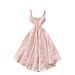 Palace Retro Jacquard Dress - French-Inspired Slim Waist & Fluffy Long Skirt, Elegant Summer Dress For Women_ecoleips.com