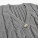 Longline Knit Cardigan With Pockets – Chunky Cable Stitch Open Front Coat For Women (Grey, S-XL) | Cozy Oversized Winter Sweater_ecoleips.com