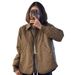girl Hot-Selling Short Simple Turn-Down Collar Jacket For Women, Autumn And Winter New Loose Slimming Versatile Hidden Button_ecoleips.com